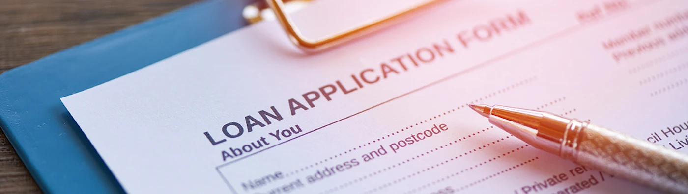 Image of a Loan Application Form