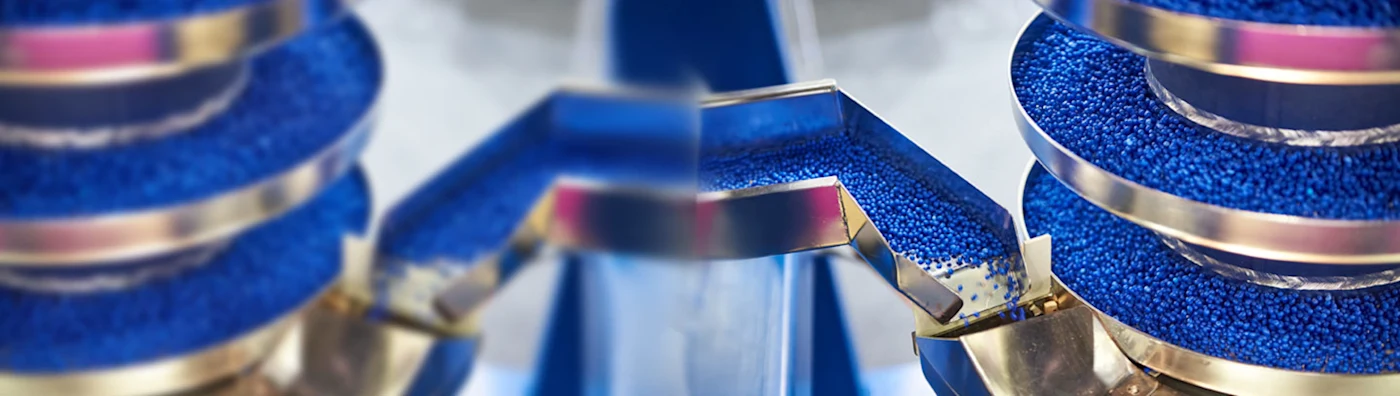 Close up of manufacturing materials