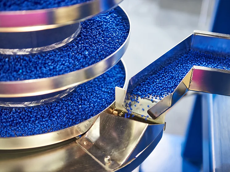 Close up of manufacturing materials