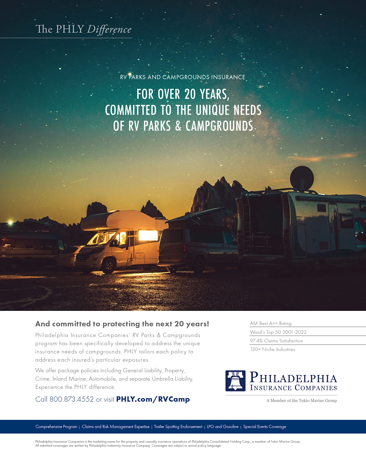 RV and Camp advertisement