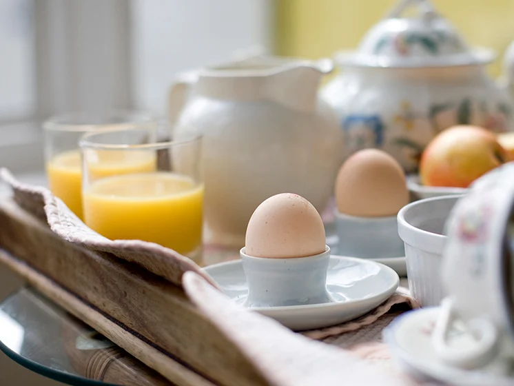 Breakfast foods - bed and breakfast product
