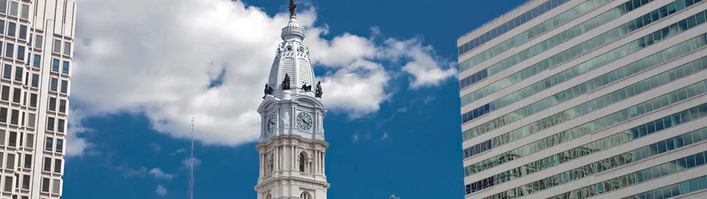 Image of the Capital Building top of Philadelphia City Hall