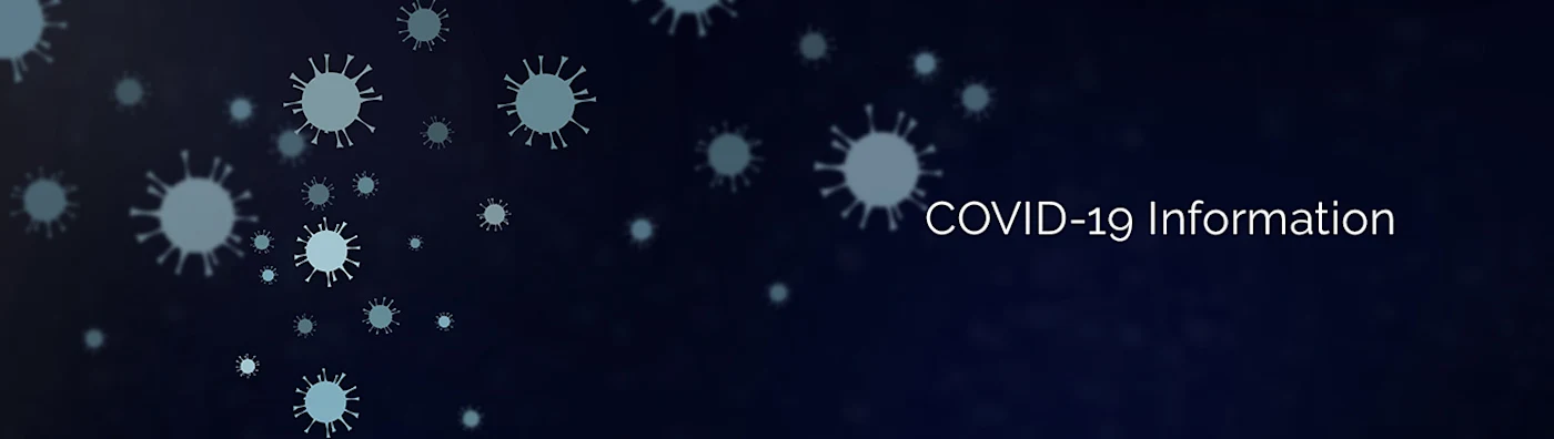 Corona Virus Graphic with Covid-19 Information text