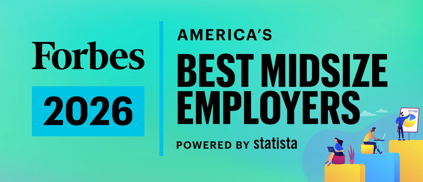 2025 Forbes Logo - Best Midsize Employers