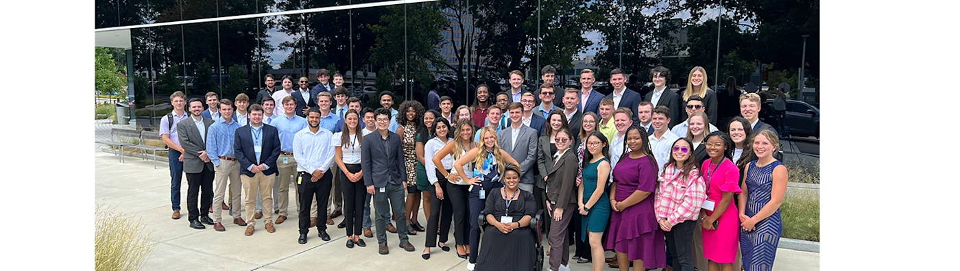 Picture of new graduates at their PHLY internship