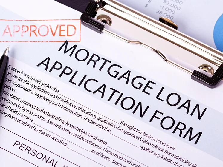 Image of a sample Mortgage Loan Application