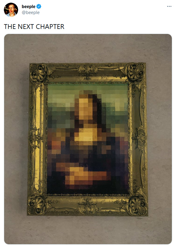 Mona Lisa, as seen by Beeple