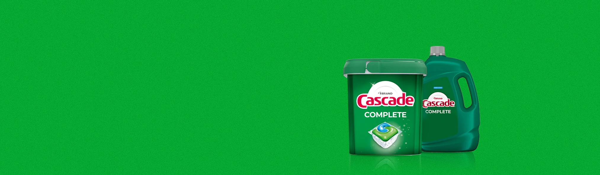 Cascade Complete dishwasher products