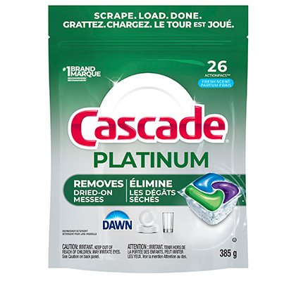 Cascade Platinum ActionPacs™ - Fresh Scent | Cascade Detergent
