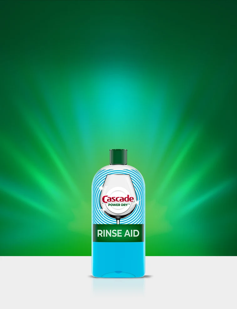 Cascade additives drying rinse agent