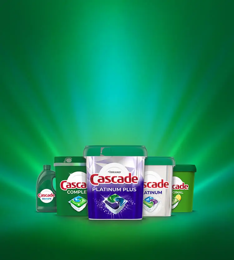 Cascade horizontal green banner product portfolio