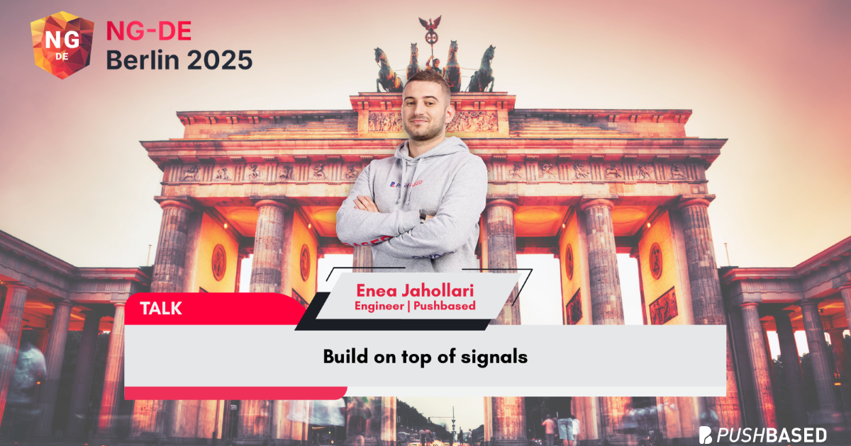 Enea Jahollari at NG-DE 2025: Build on top of Signals