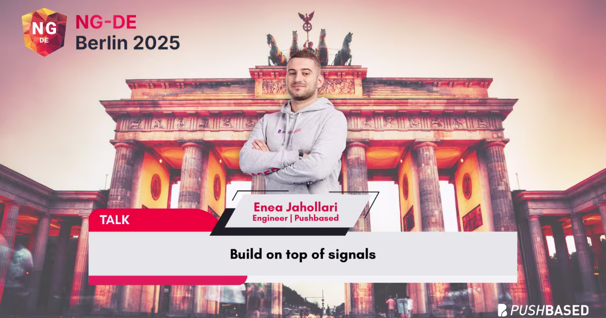 Enea Jahollari at NG-DE 2025: Build on top of Signals