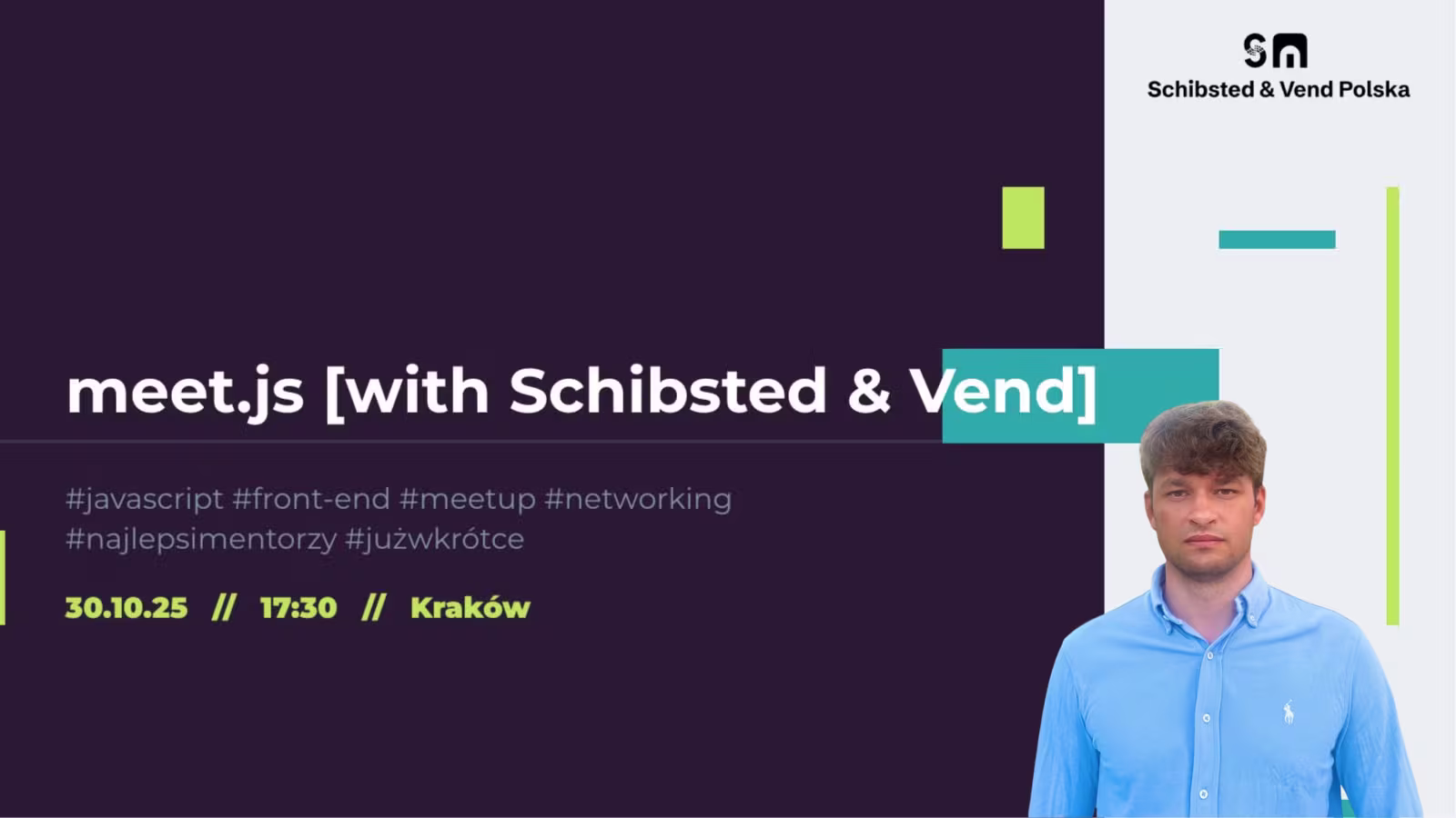 meetJS Kraków: Accessibility Driven Development with Adrian Romański