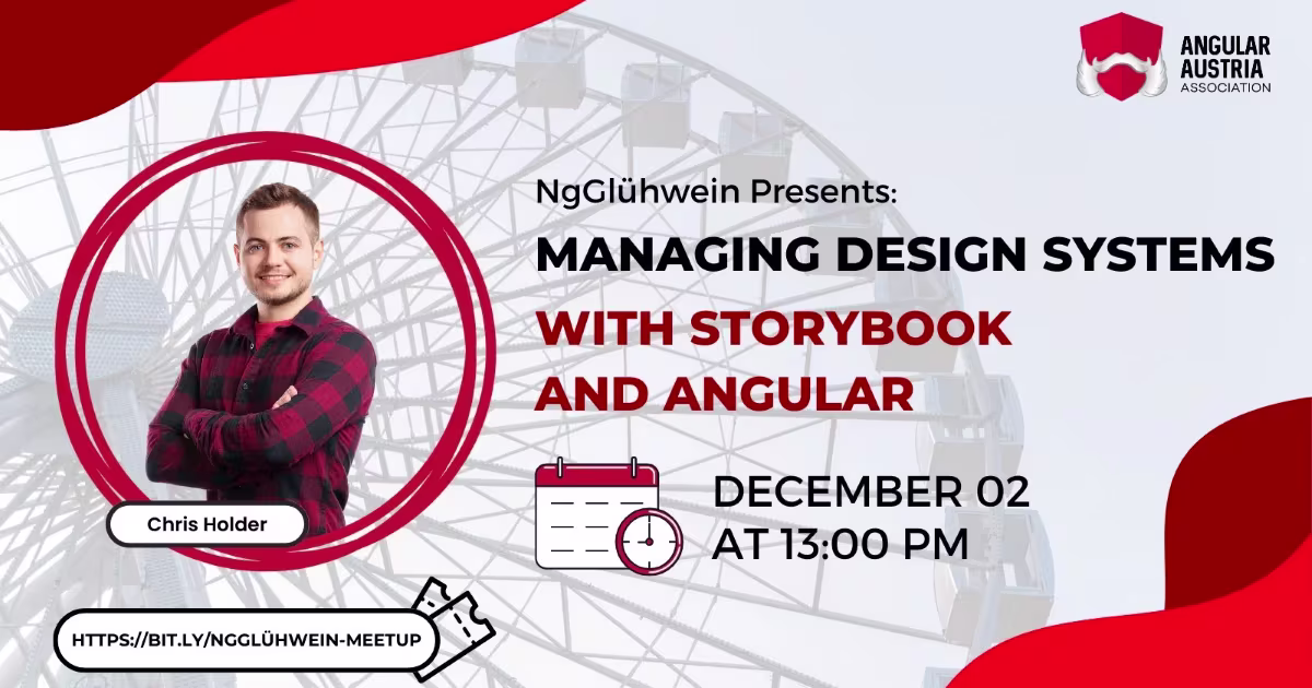 Managing Design Systems With Storybook and Angular - NgGlühwein