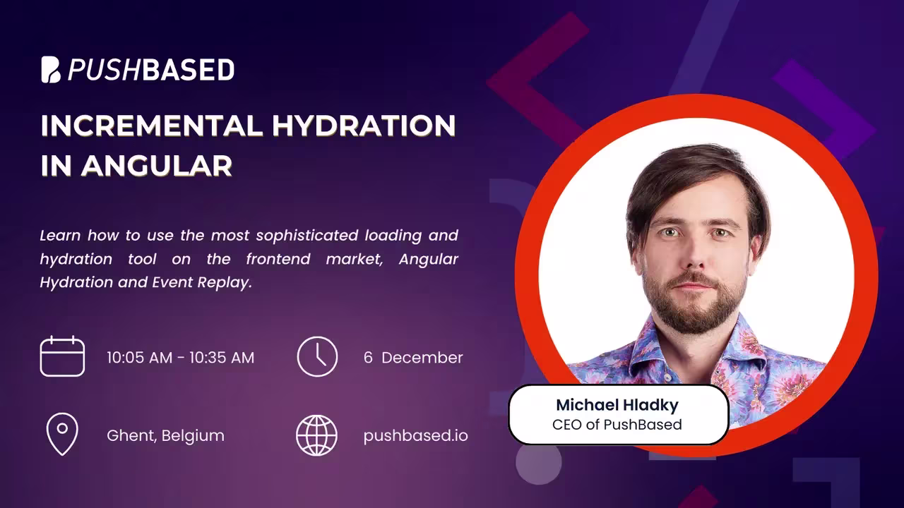 Incremental Hydration in Angular - Michael Hladky - ng-be 2024