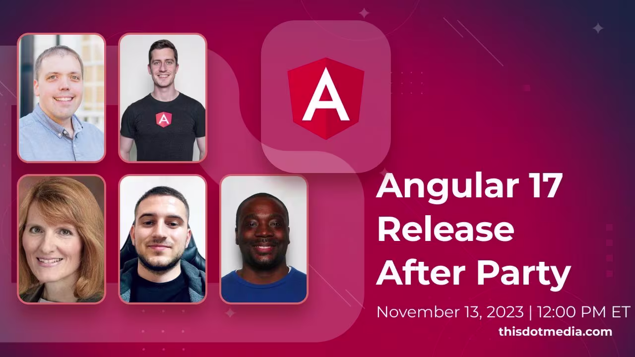 Angular 17 Release After Party - Event
