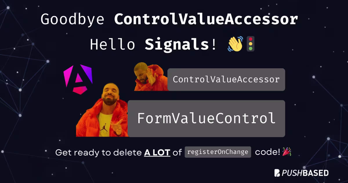 Goodbye 'ControlValueAccessor', Hello Signals! 👋🚦