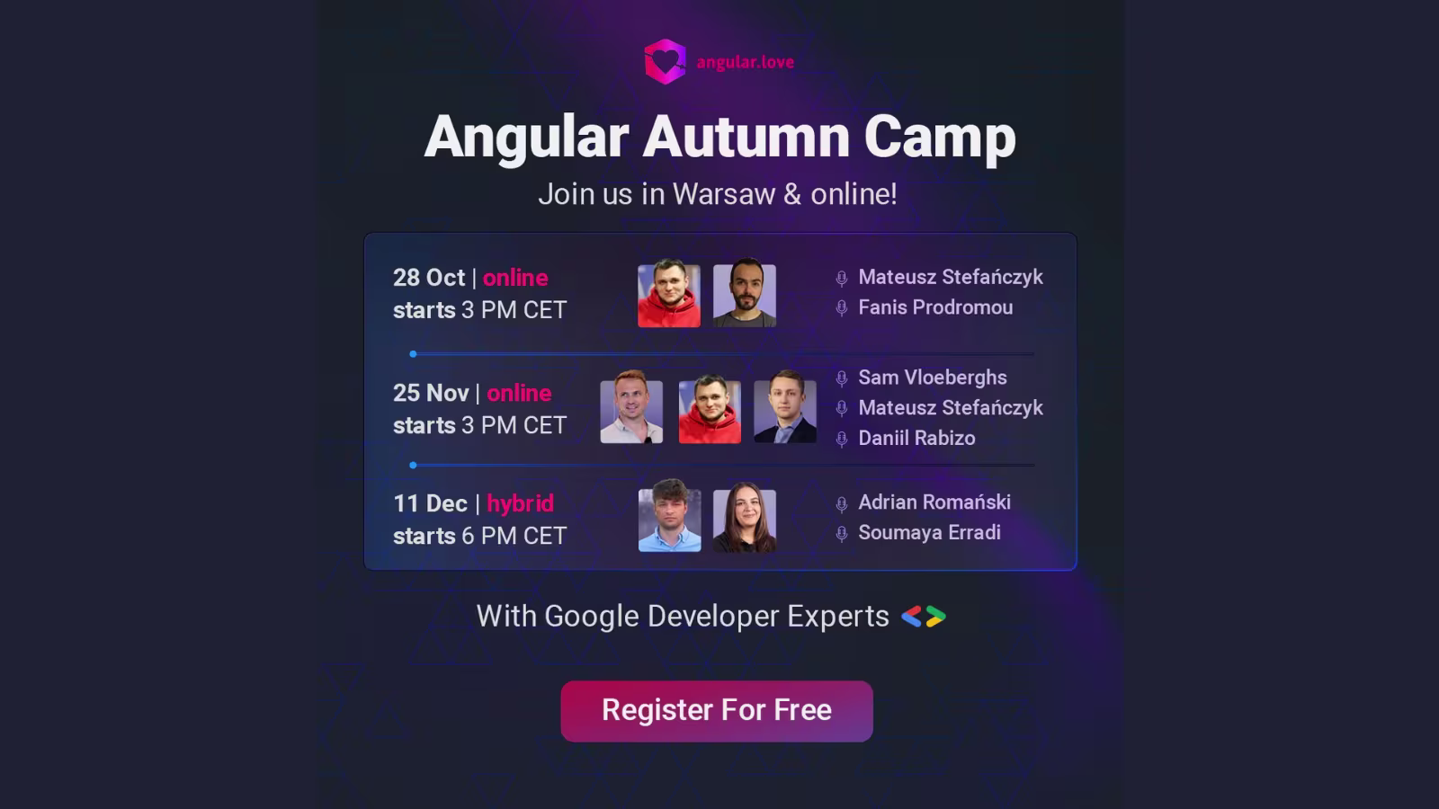 Angular Love Warsaw – Adrian Romański presents Accessibility Driven Development