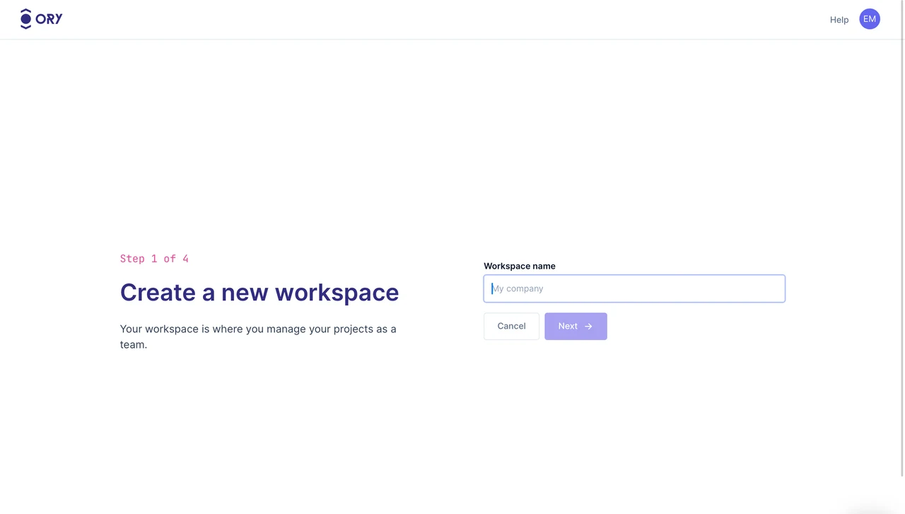 create-ory-workspace