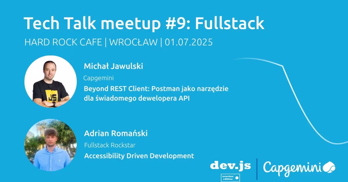 Tech Talk | MeetUp #9 | Fullstack & dev.js