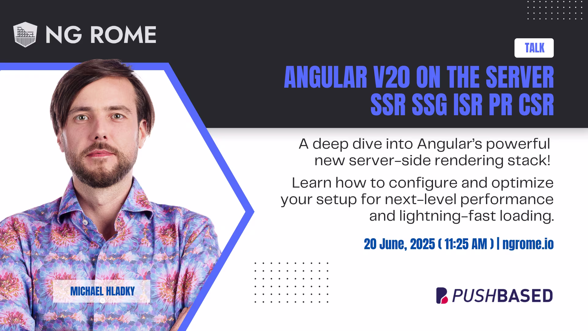 Angular v20 on the Server - SSR, SSG, ISR, PR, CSR