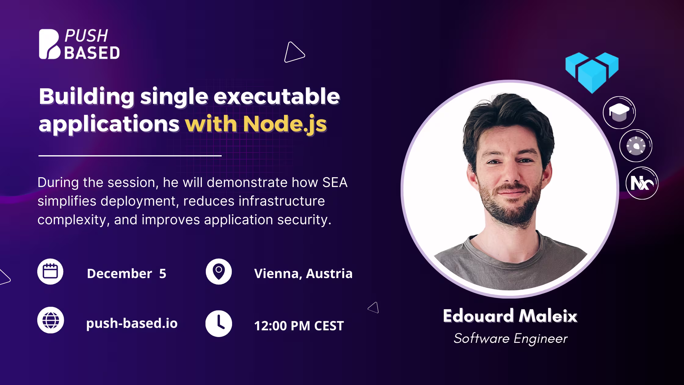 Building single executable applications with Node.js