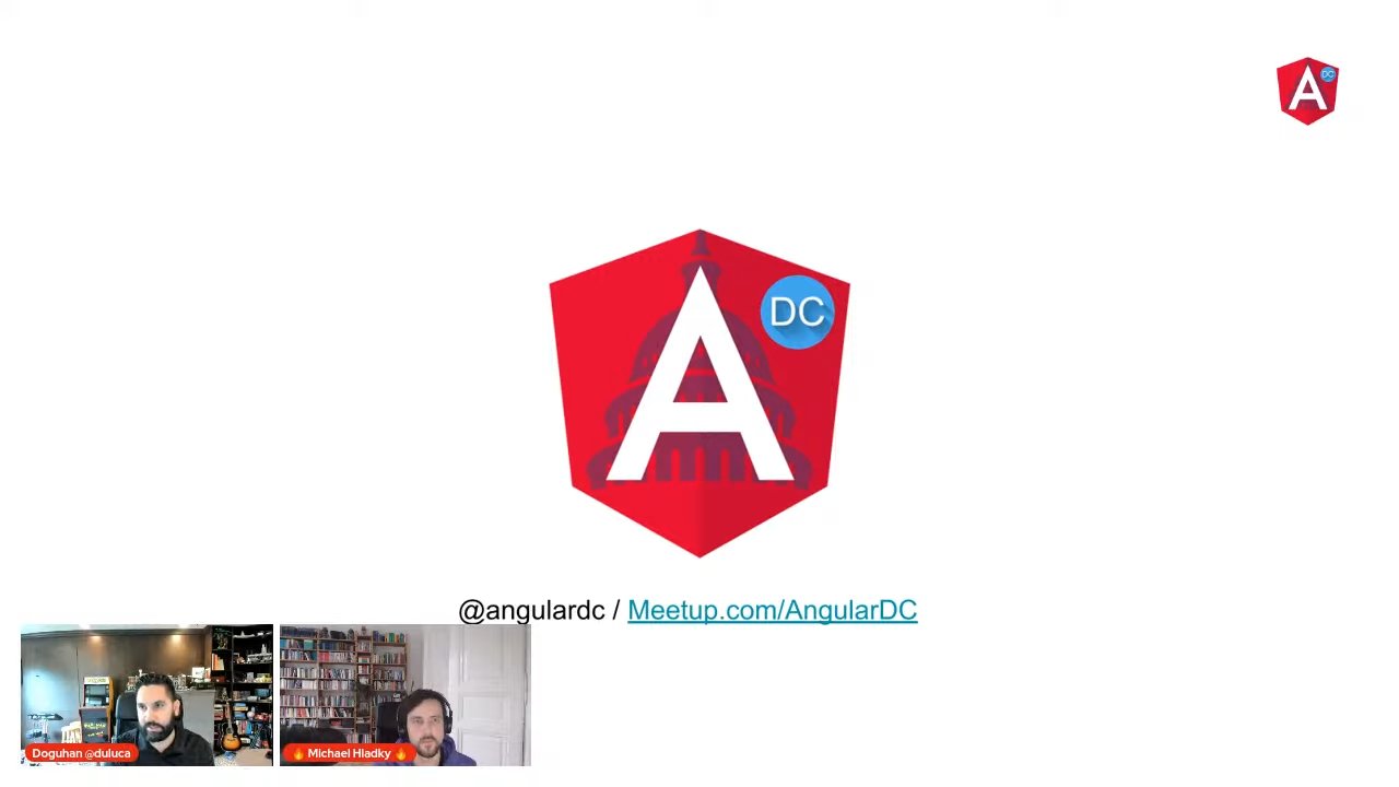 Angular DC Meetup - Performance at Scale. Poster.