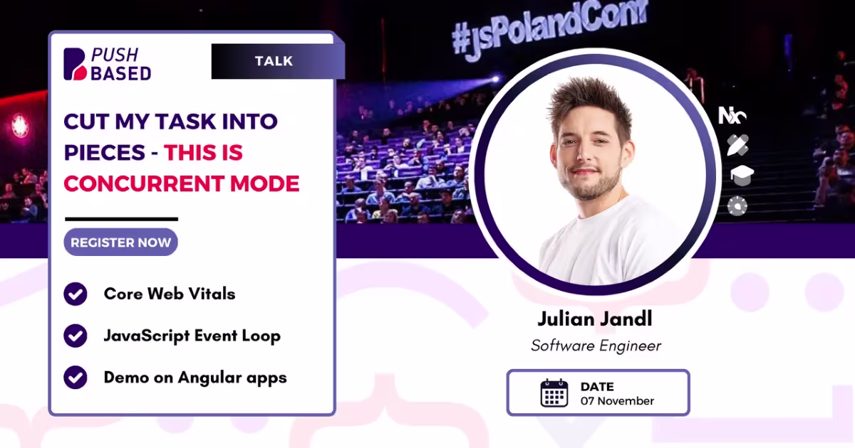 Cut My Task Into Pieces - This is Concurrent Mode at JS Poland