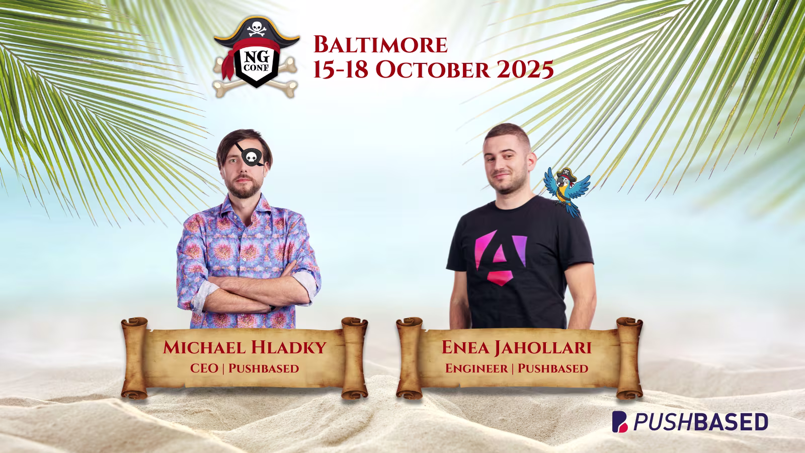 Michael Hladky and Enea Jahollari at ngConf Baltimore 2025: AI, MCP & High-Performance Angular