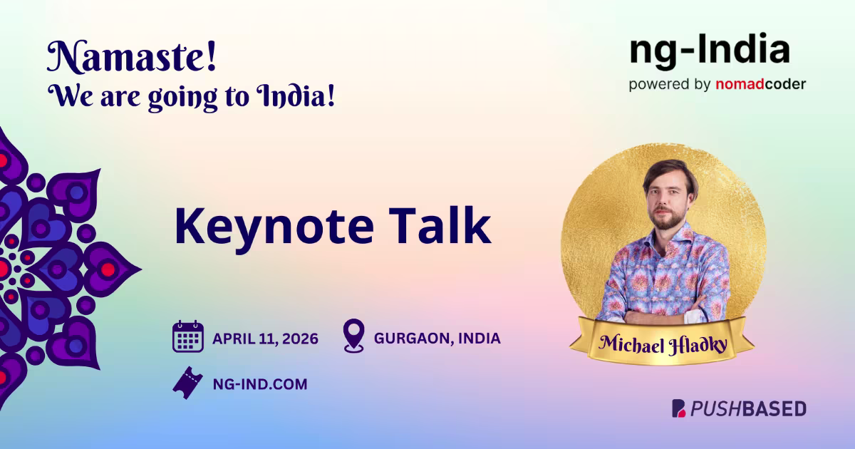 Keynote Talk | Michael Hladky @ NgIndia 2026