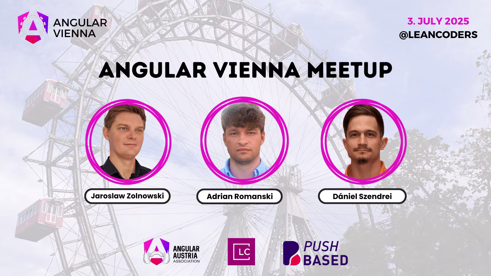 Angular Vienna Summer Meetup July 3rd