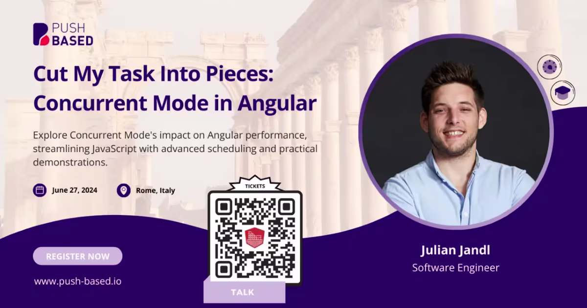 Cut My Task Into Pieces: Concurrent Mode in Angular at NG Rome