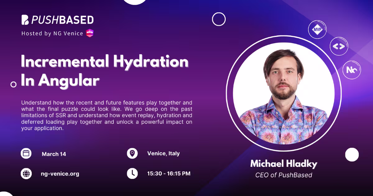 Incremental Hydration in Angular @ NG Venice