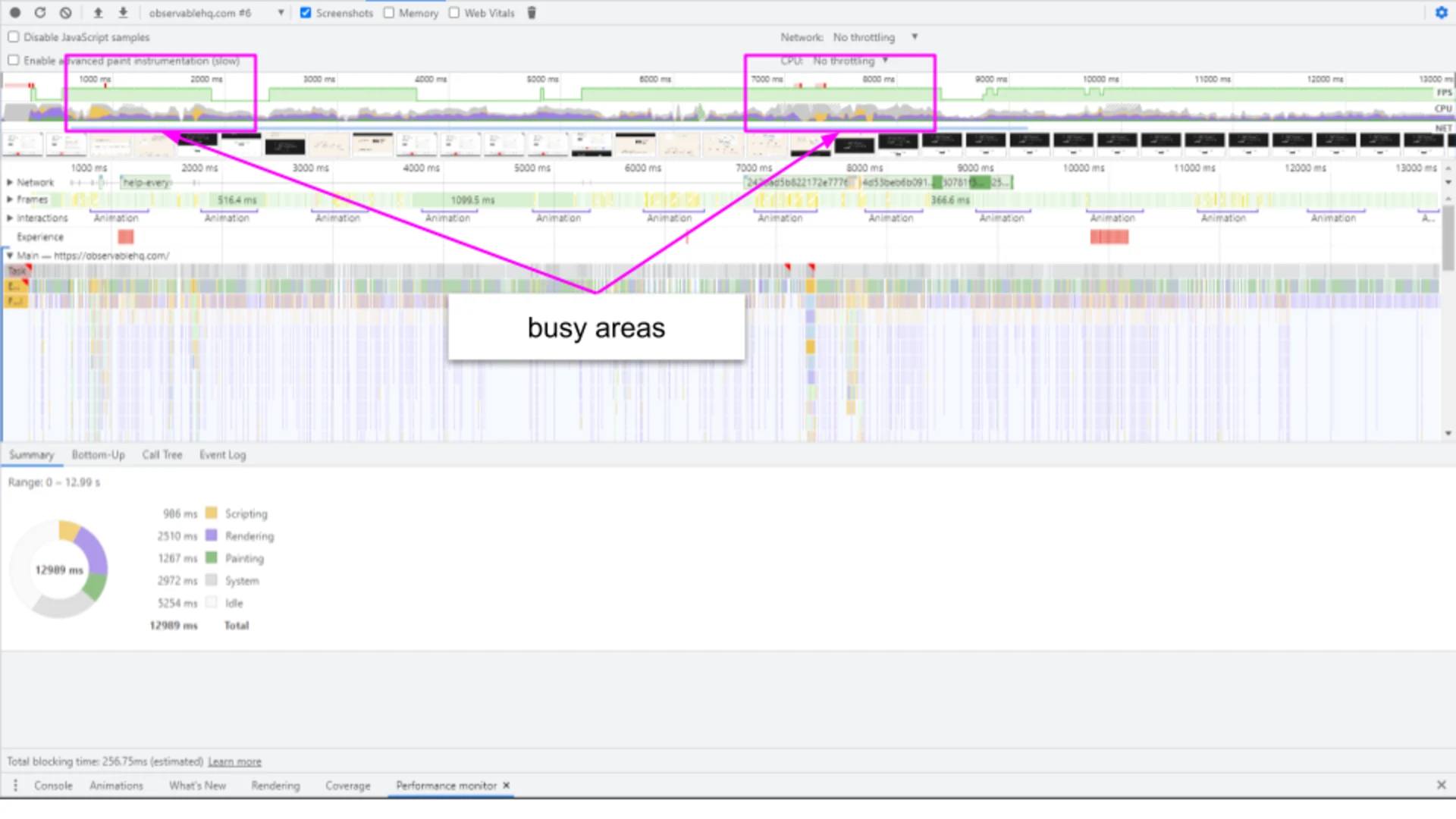 Page Scroll -- Observable HQ - Performance Audit Example