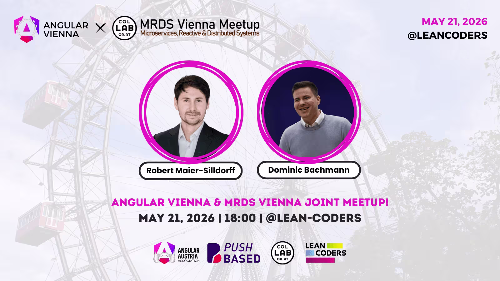 Angular Vienna x MRDS Vienna Joint Spring Meetup