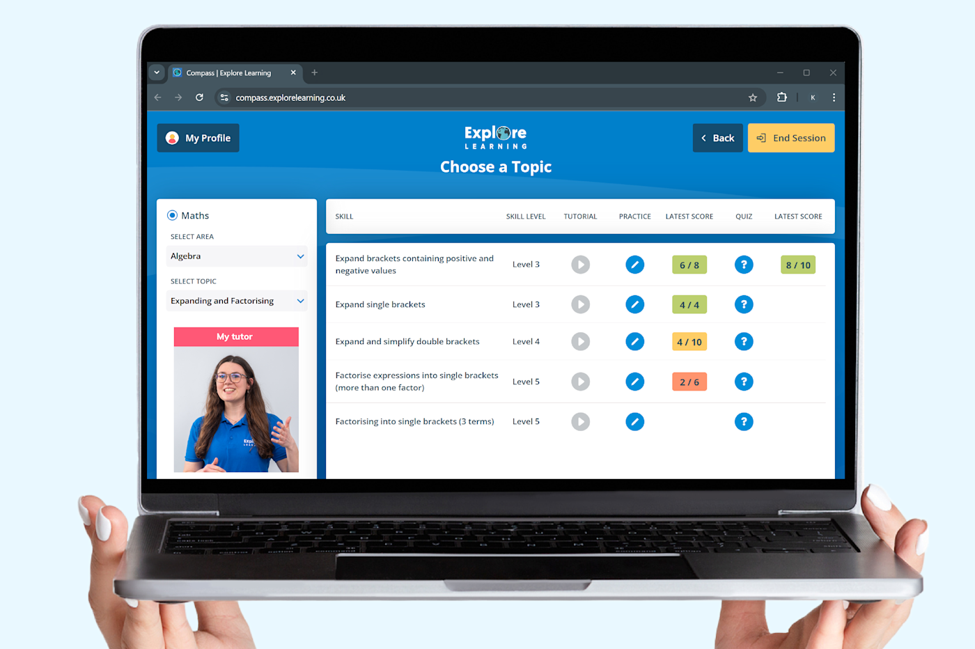 Explore Learning Compass | Smart Learning Tool