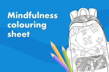 Mindfulness colouring sheet