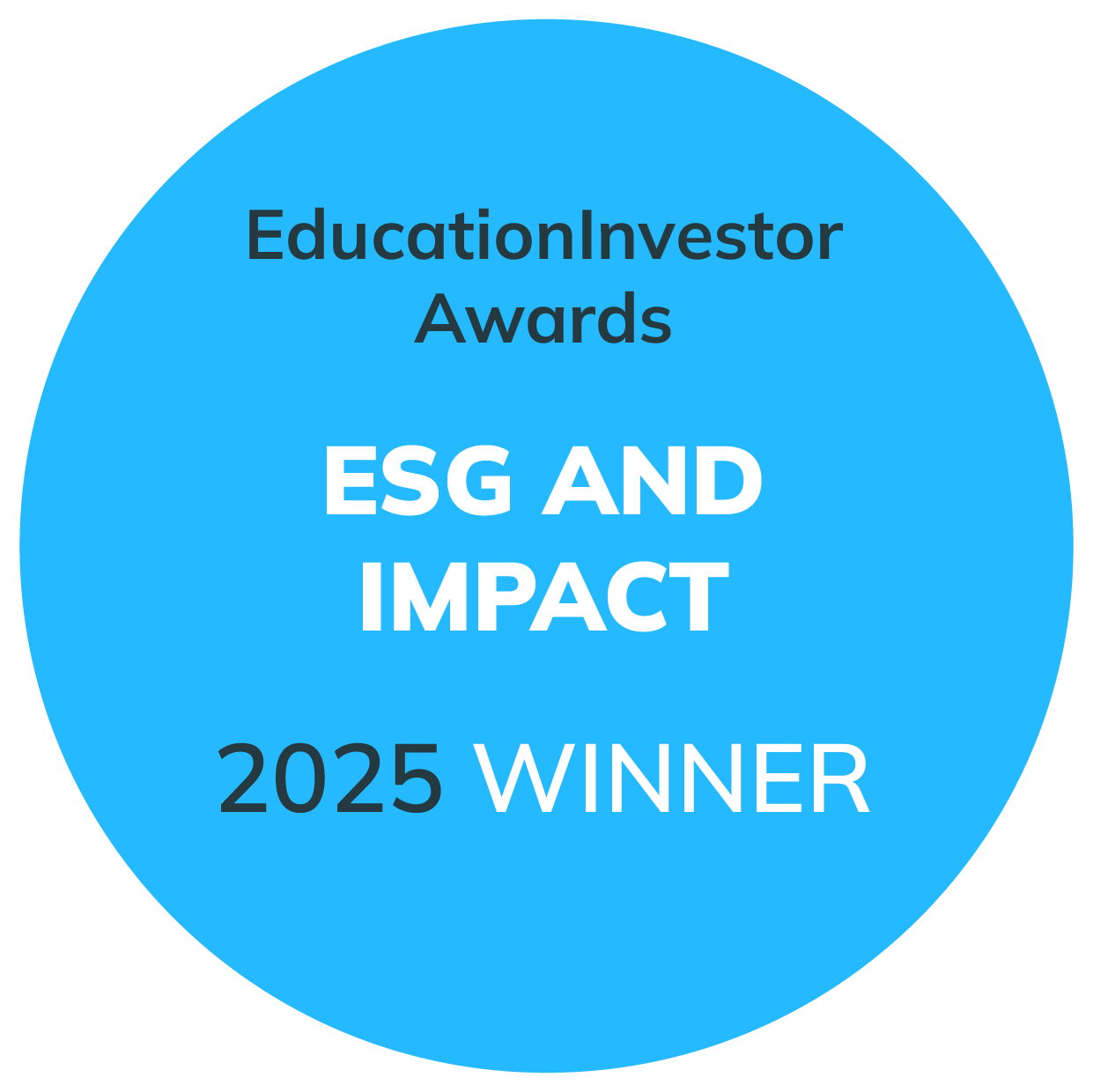 Explore Learning wins ESG and Impact at EducationInvestor Awards 2025 badge