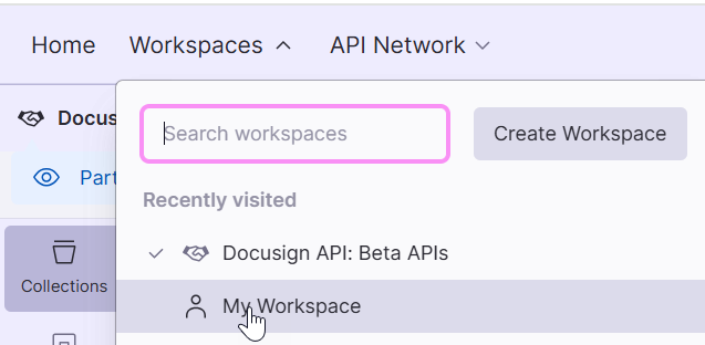 Set up your test environment | Docusign