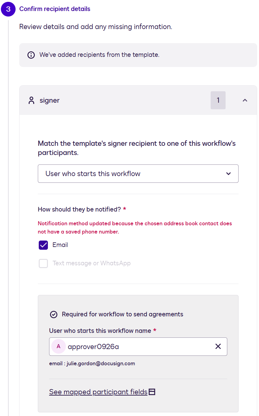 File output system of record test: Workflow step creates envelopes ...