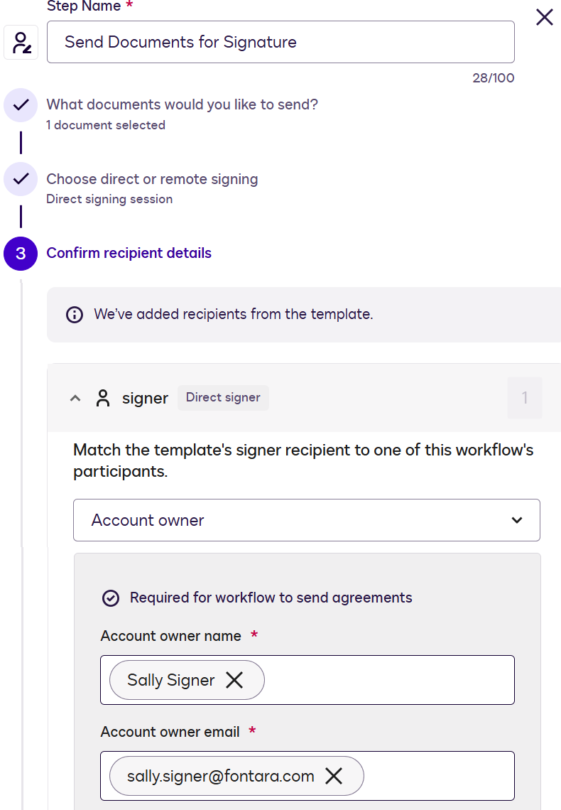 File output cloud storage extension workflow test | Docusign