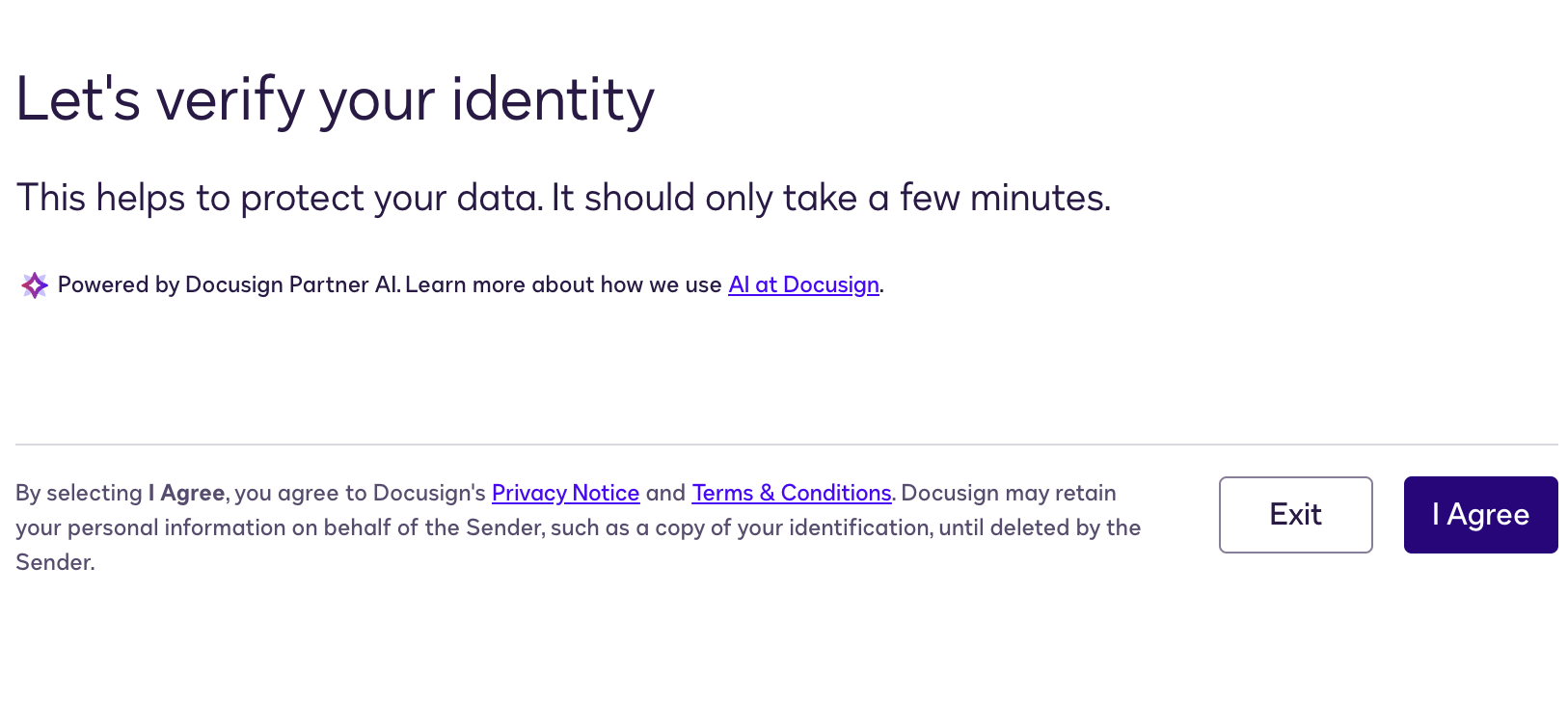 Account maintenance and self-service use case | Docusign