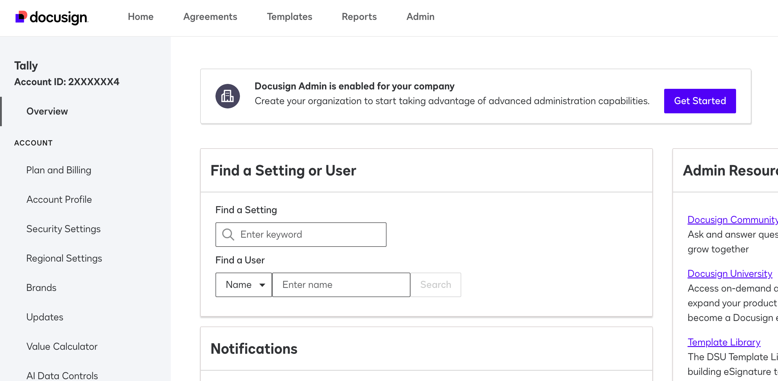 Enable Docusign Monitor for your organization | Docusign