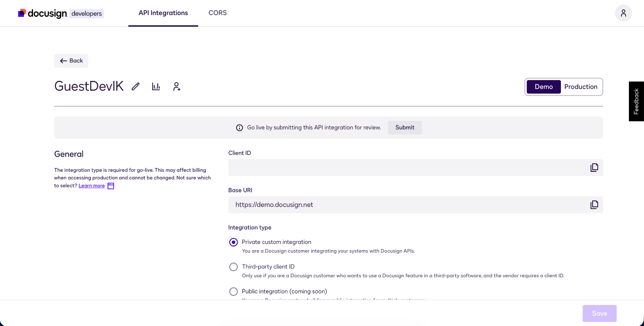 How to create an IK and manage guest developers in the Developer ...