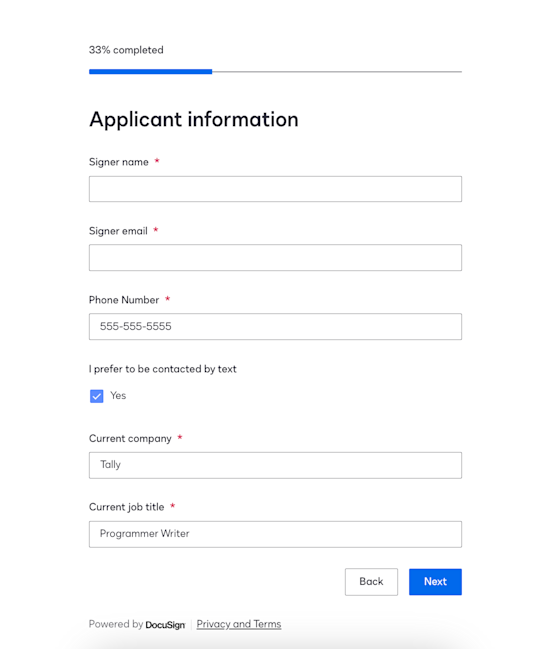 How to create and embed a web form instance | Docusign