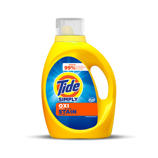 Tide Simply OXI Liquid Laundry Detergent - 115 ounces, color yellow
