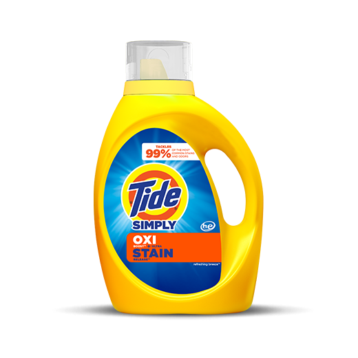 Tide Simply OXI Liquid Laundry Detergent - 115 ounces, color yellow