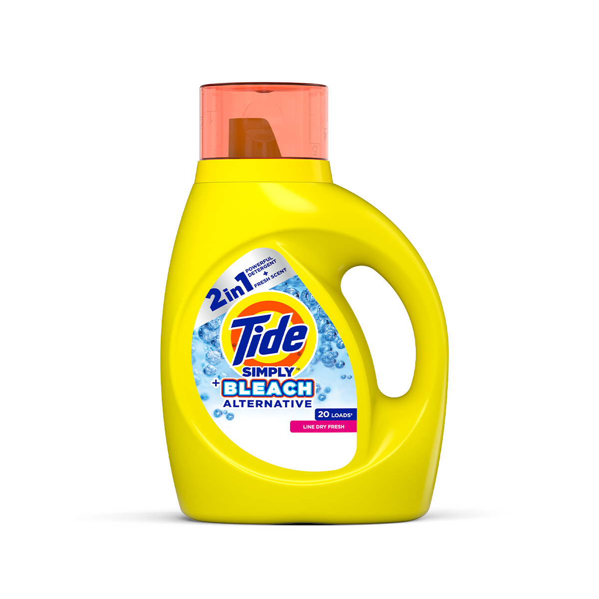 Tide Simply Plus Bleach Alternative Liquid Laundry Detergent - 114 ounces, color yellow