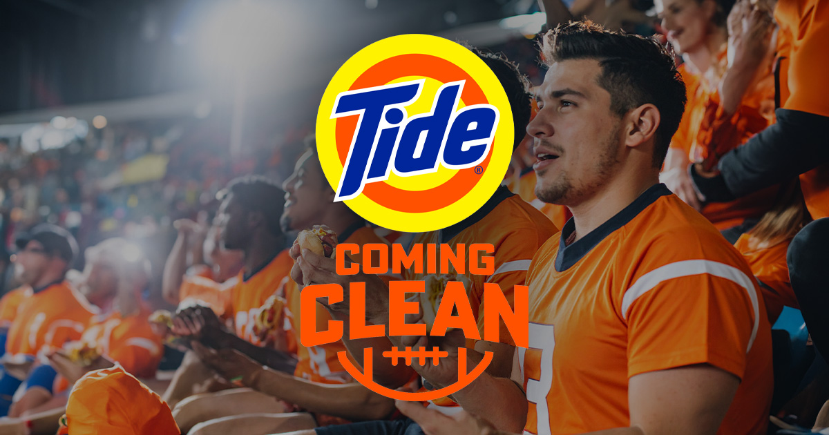 NFL Gameday Clean Stain Removal for Every Fan Tide